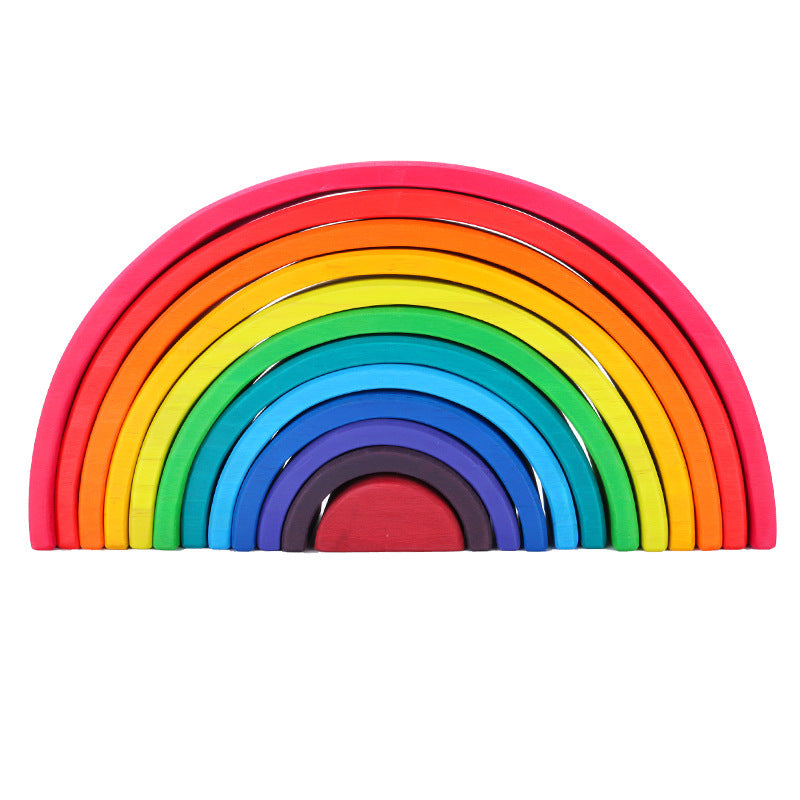 Regenbogen aus Holz