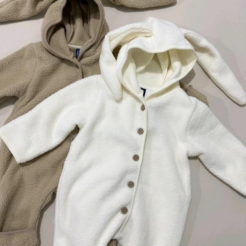 Teddy-Overall mit Hasenohren