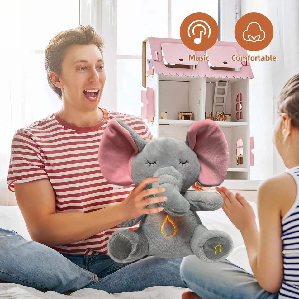 Schlummer-Elefant mit Atembewegung