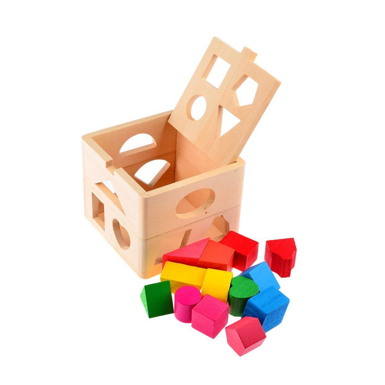 Sortierwürfel aus Holz