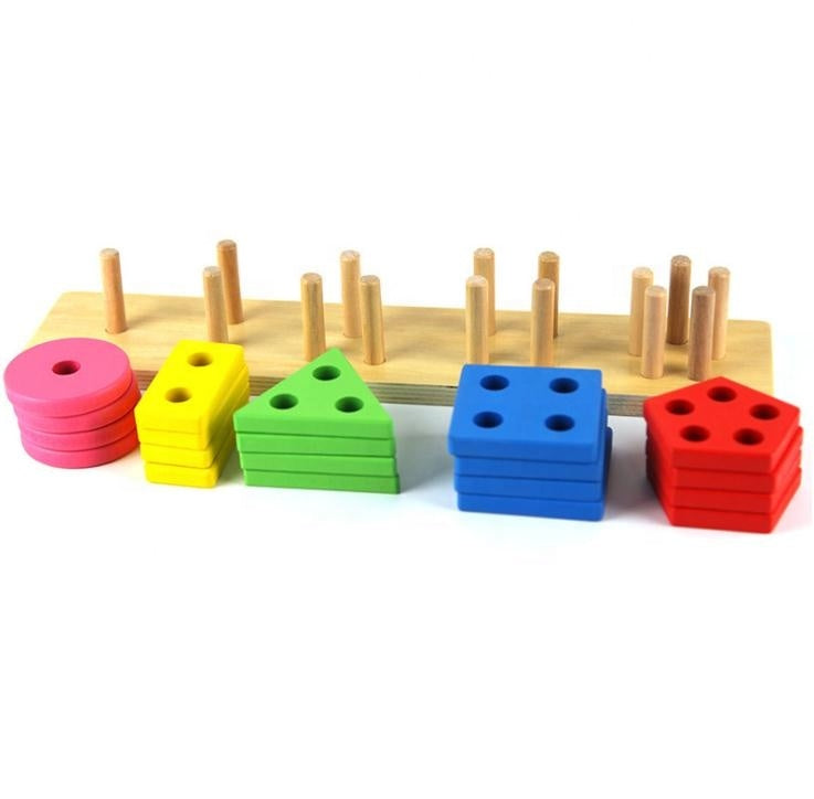 Steckspiel aus Holz
