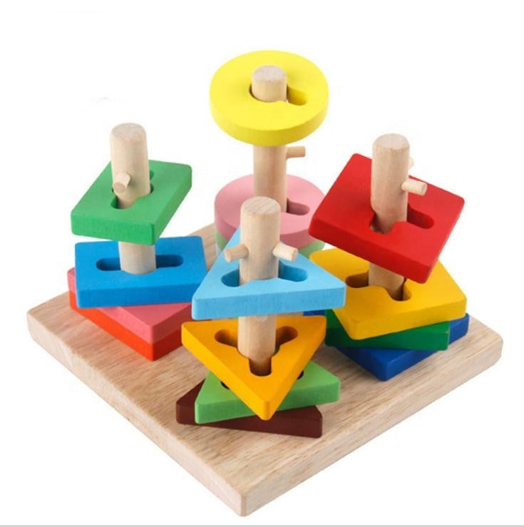 Steckspiel aus Holz