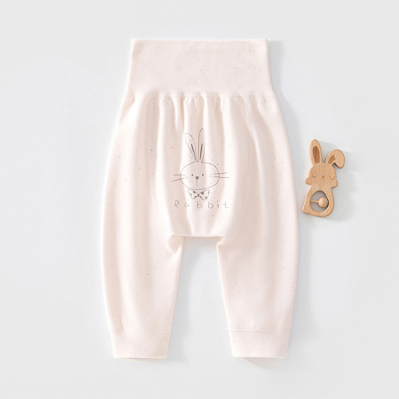 Pumphose mit hohem Bund und Motiv hinten in Hase