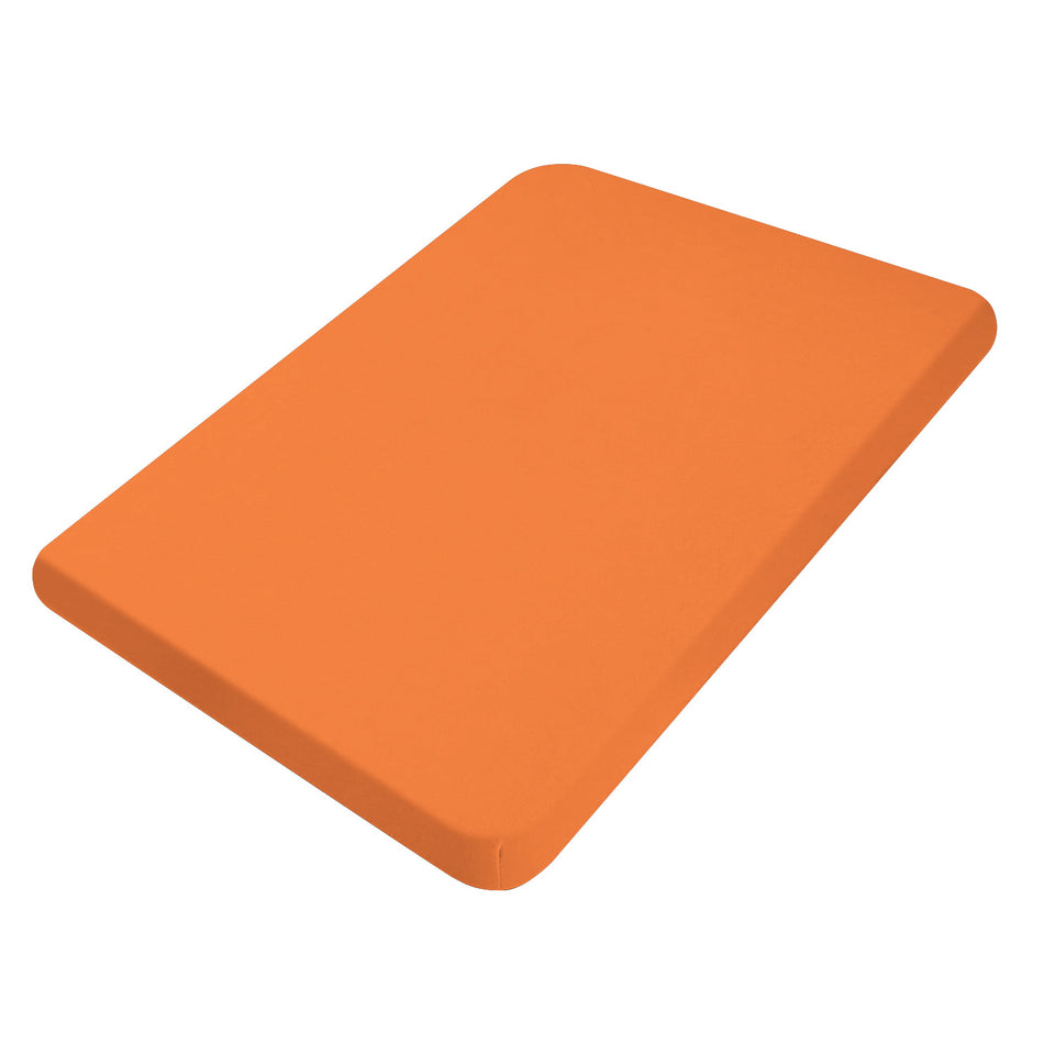 Spannbettlaken für Reisebett in Orange