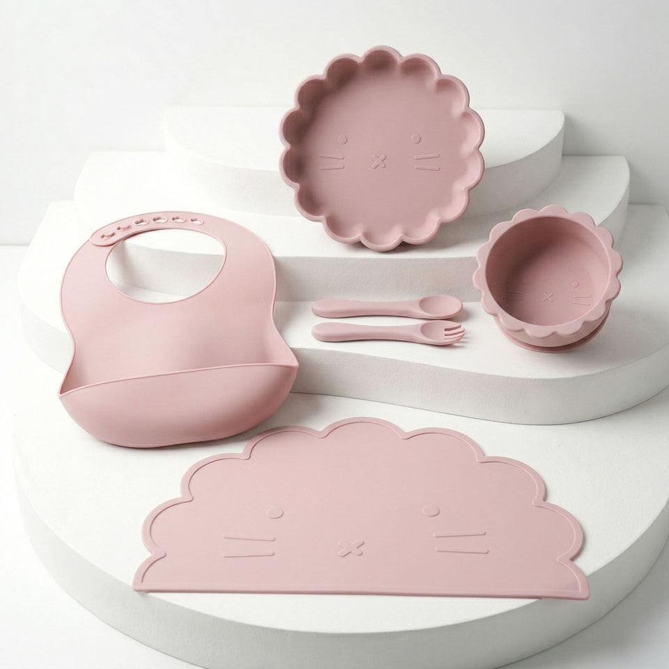 Beikost-Set Löwe aus Silikon, 6-teilig