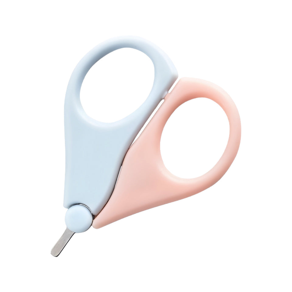 Baby-Nagelschere mit Schutzkappe und Etui