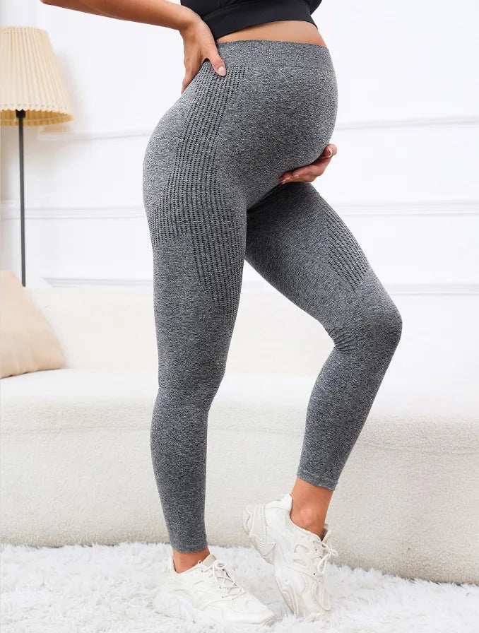 Umstandsleggings mit hohem Bund