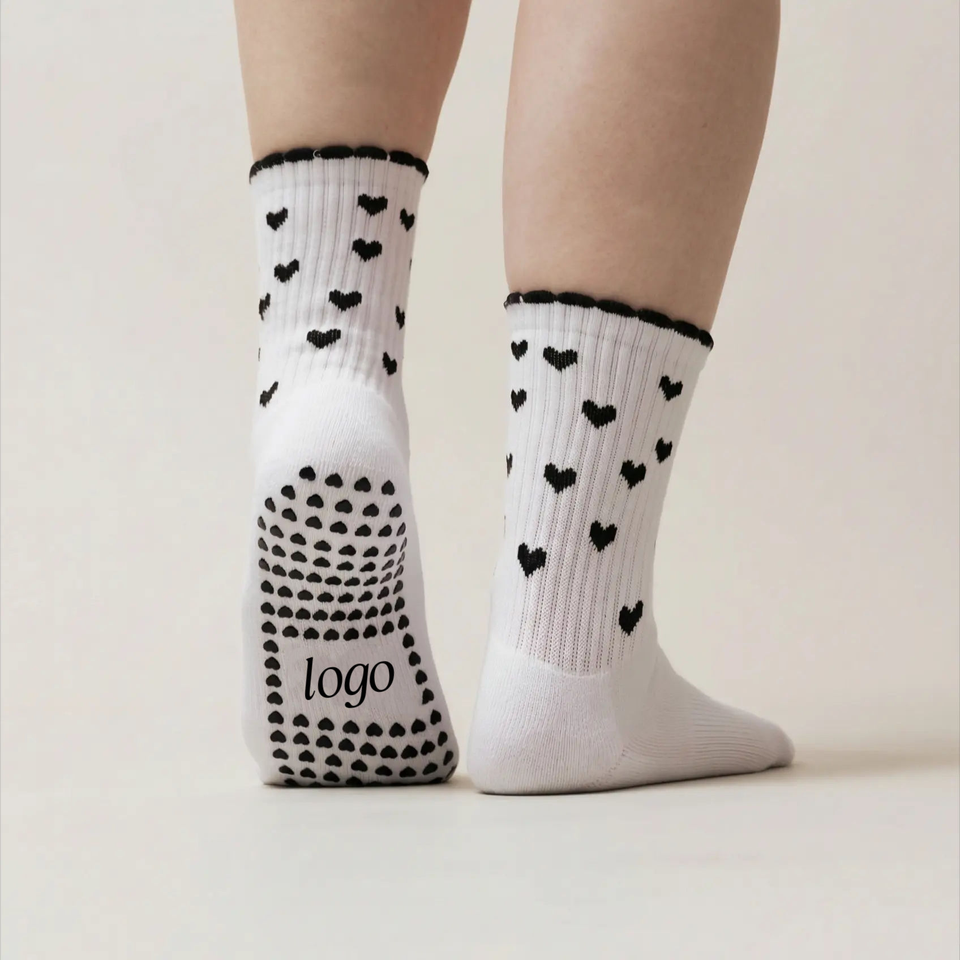 Stoppersocken mit Herzen, 3 Paar