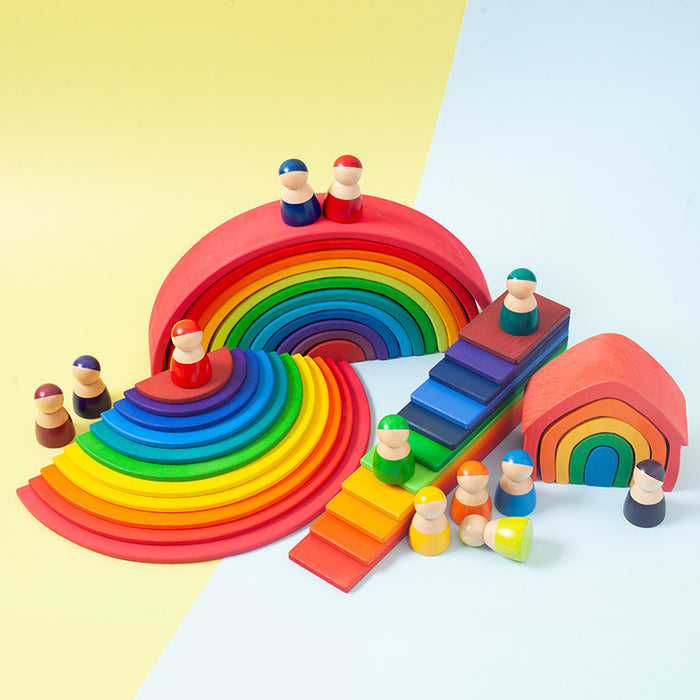 Regenbogen aus Holz