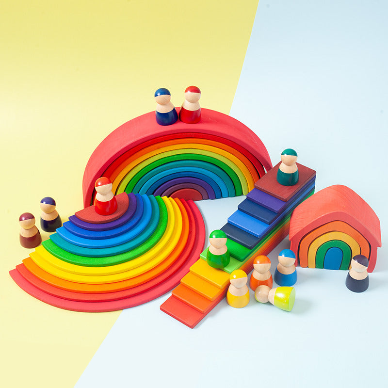 Regenbogen aus Holz