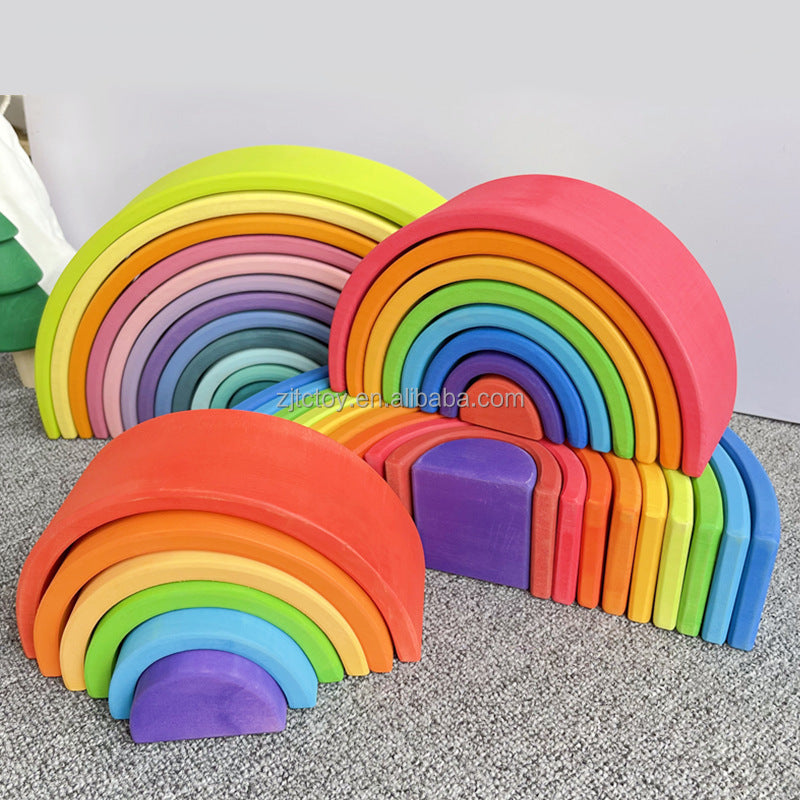 Regenbogen aus Holz