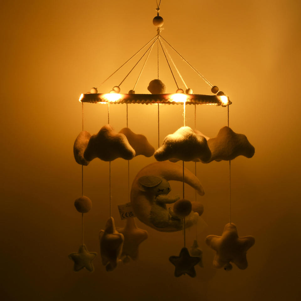 Mobile mit Licht und Musik