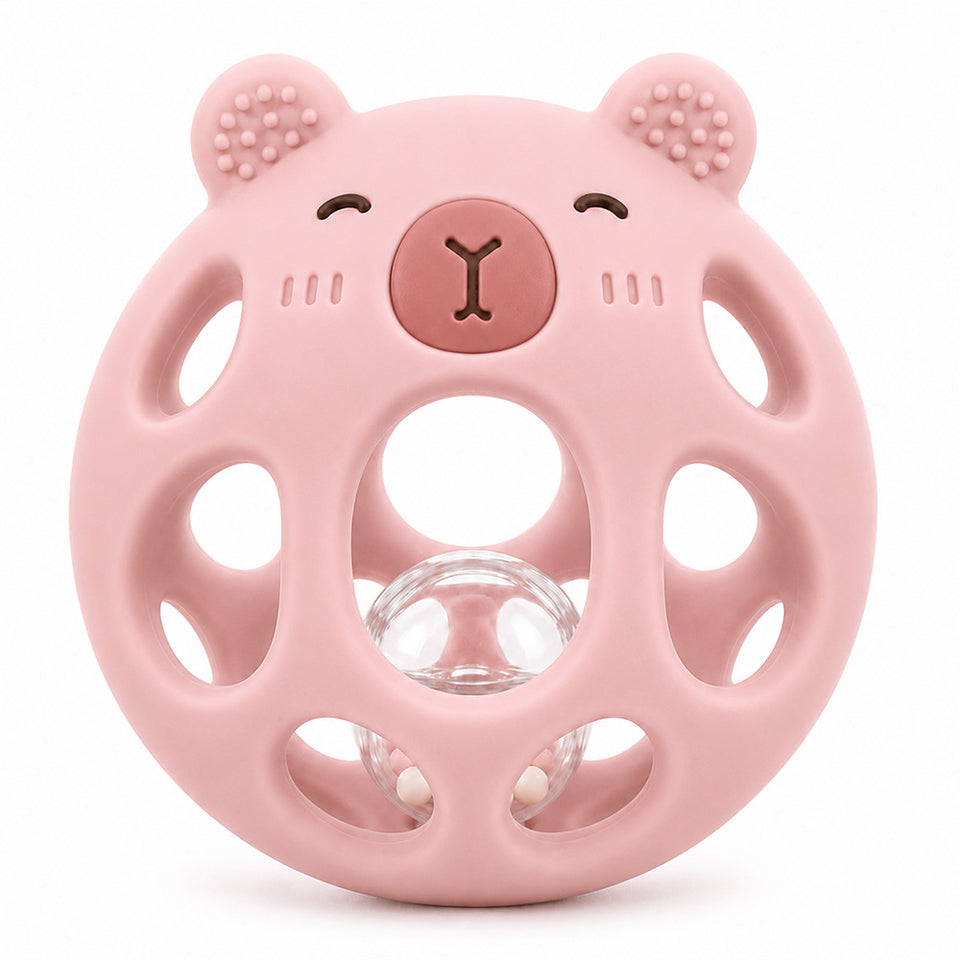 Greifball Wasserschwein aus Silikon in Rosa