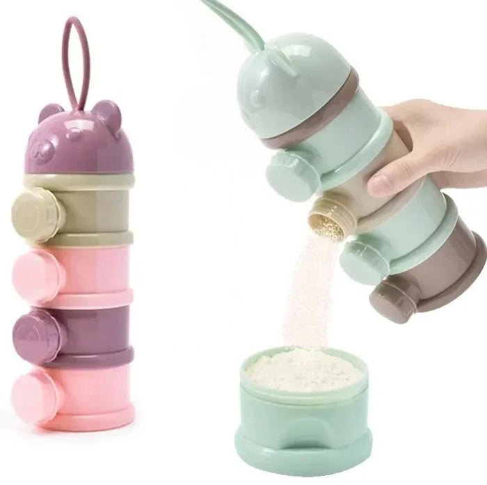 Milchpulver-Portionierer, 4 Fächer