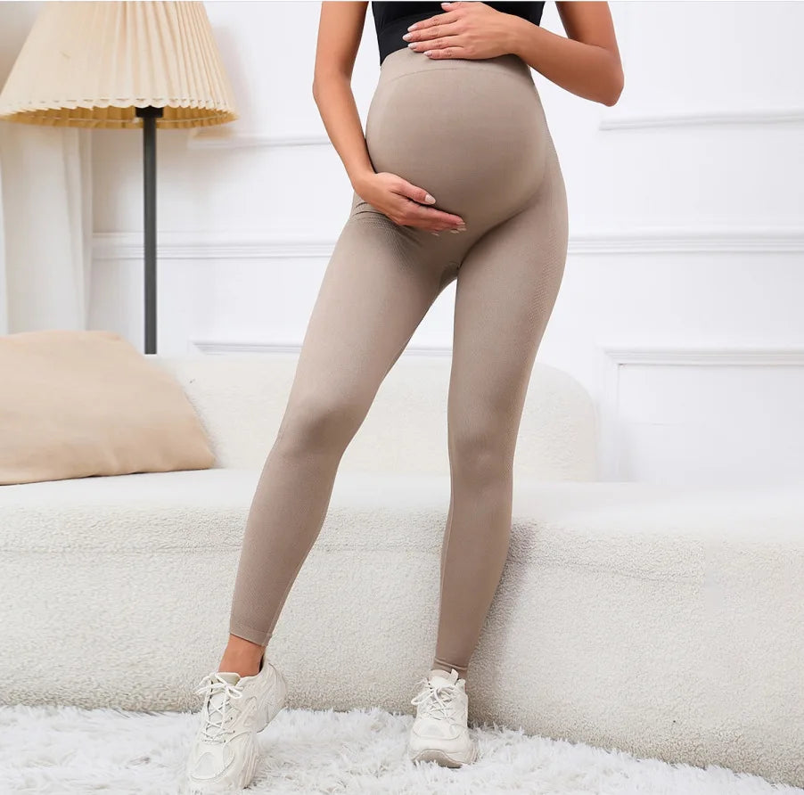 Umstandsleggings mit hohem Bund