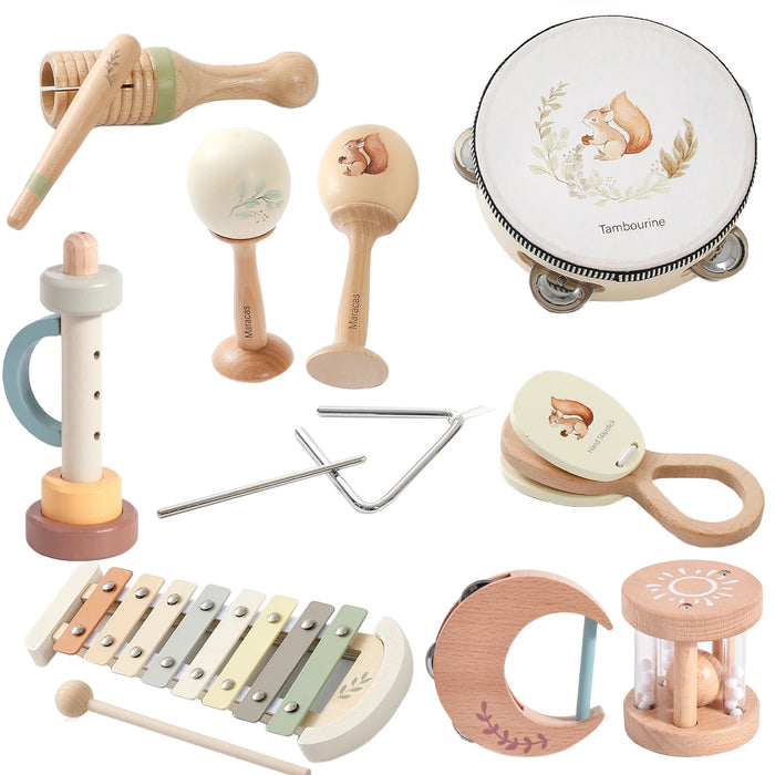 Musik-Set aus Holz